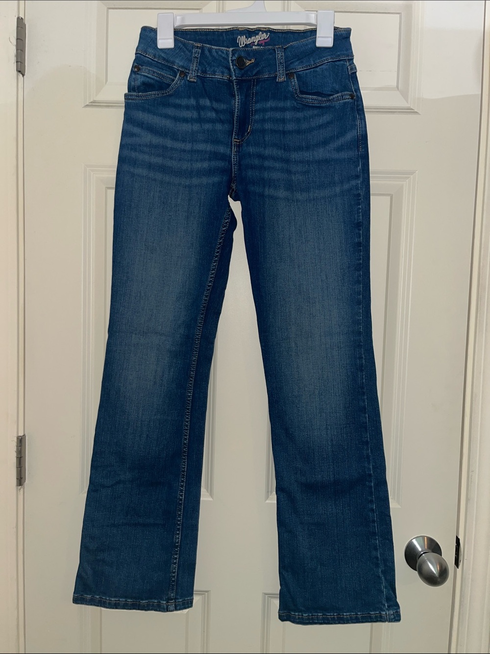 Wrangler Women’s Dark Blue Boot-Cut Jeans
